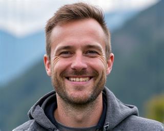 A friendly local Swiss guide.